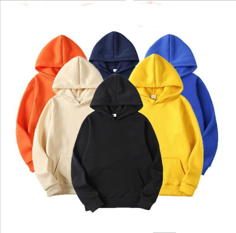 Oversized Solid Color Pullover Hoodie Sweatshirt – MenoChic