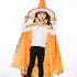 Children Halloween Costumes Wizard Witch Cloak Cape Robe with Pointy Hat Girls Boys Cosplay Props