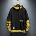 Hoodie Sweatshirt Mens Hip Hop Pullover Hoodies Streetwear Casual Fashion Clothes colorblock hoodie 2019 cotton - menochic
